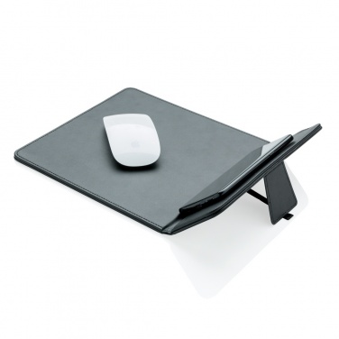Logo trade promotional merchandise image of: Mousepad with 5W wireless charging