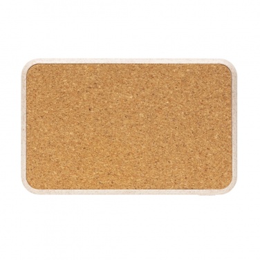 Logotrade promotional merchandise photo of: Cork and Wheat 5.000 mAh pocket powerbank