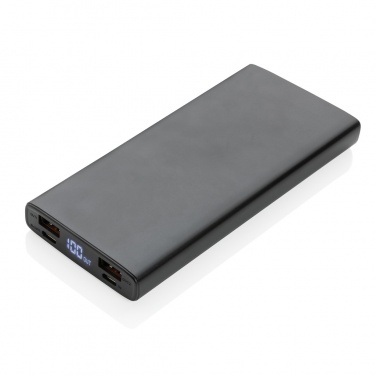 Logo trade business gifts image of: Aluminium 18W 10.000 mAh PD Powerbank
