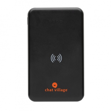 Logotrade promotional item picture of: RCS recycled plastic 5.000 mAh 5W wireless powerbank