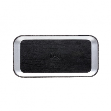Logo trade promotional giveaways image of: Vogue wireless charging speaker