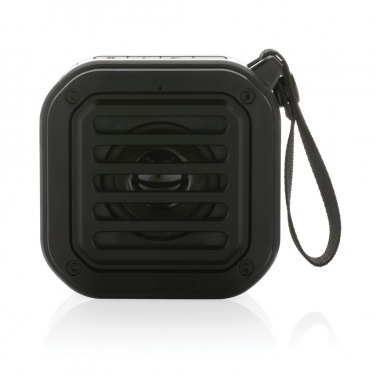 Logo trade advertising products picture of: 3W RCS recycled plastic wireless sunwave solar speaker