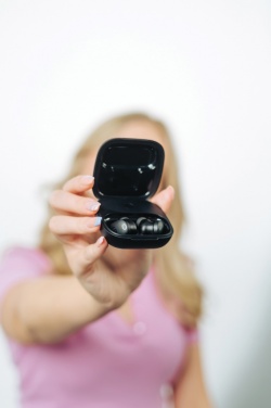 Logotrade promotional gift image of: Lakewood RCS recycled and repairable wireless earbuds