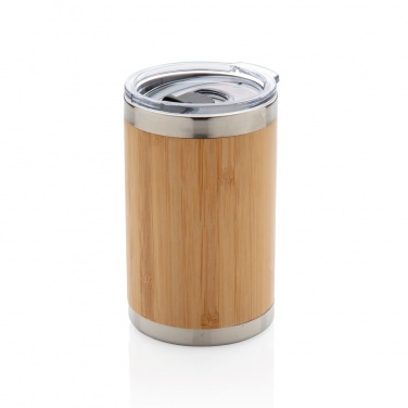 Logotrade promotional giveaway image of: Bamboo coffee to go tumbler