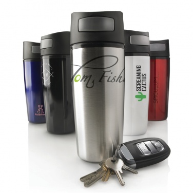 Logo trade business gifts image of: Auto leak proof tumbler