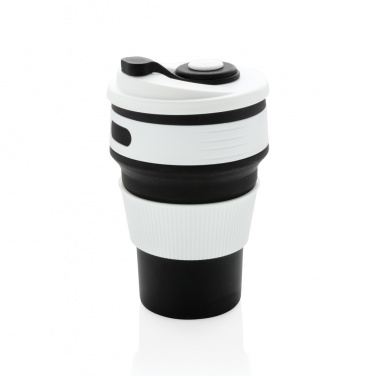 Logo trade promotional gift photo of: Foldable silicone cup