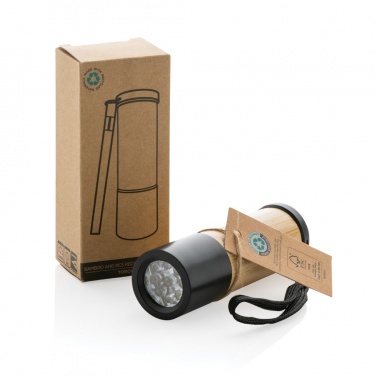Logo trade promotional products image of: Bamboo and RCS certfied recycled plastic torch