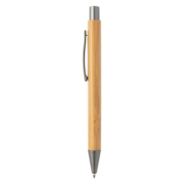 Logo trade corporate gifts picture of: Slim design bamboo pen