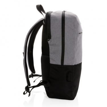 Logotrade promotional giveaways photo of: Modern 15.6" USB & RFID laptop backpack PVC free