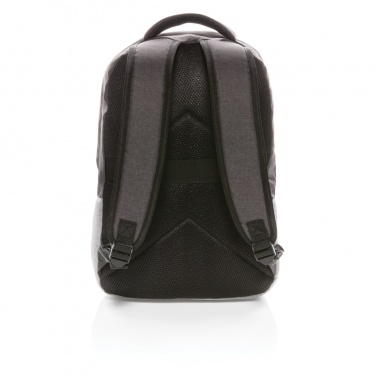 Logotrade promotional item picture of: Duo colour RPET 15.6" RFID laptop backpack PVC free