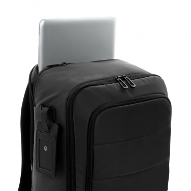 Logo trade promotional giveaway photo of: Armond AWARE™ RPET 15.6 inch deluxe laptop backpack