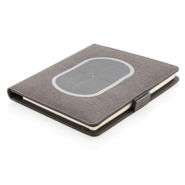 Logotrade promotional merchandise picture of: Air 5W wireless charging notebook cover A5