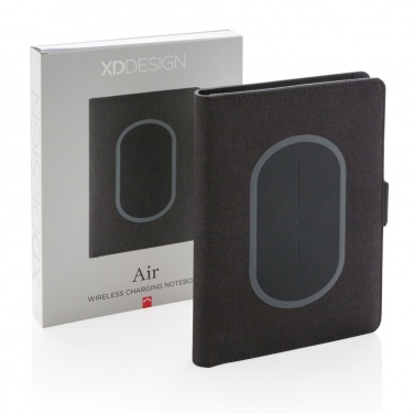 Logotrade promotional products photo of: Air 5W wireless charging notebook cover A5