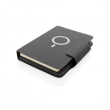 Logo trade promotional items picture of: Artic Magnetic 10W wireless charging A5 notebook