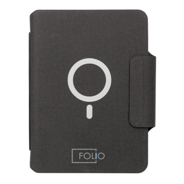 Logo trade advertising products picture of: Artic Magnetic 10W wireless charging A5 notebook
