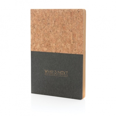 Logotrade promotional merchandise photo of: A5 cork & kraft notebook