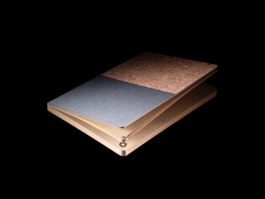 Logotrade promotional merchandise photo of: A5 cork & kraft notebook