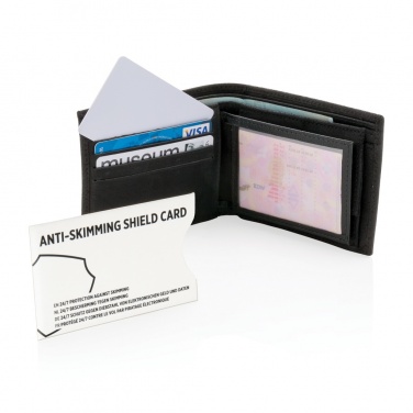 Logo trade promotional products image of: Anti-skimming RFID shield card with active jamming chip