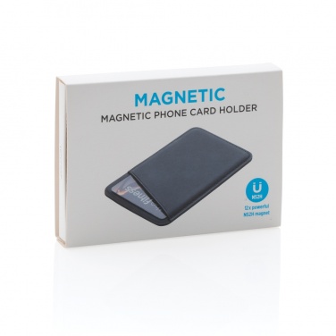 Logo trade advertising product photo of: Magnetic phone card holder