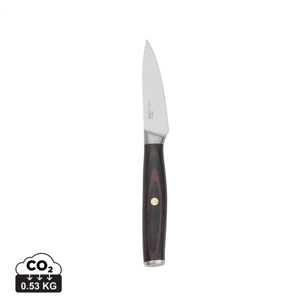 Logotrade promotional product image of: VINGA Tara RCS recycled steel paring knife