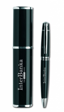 Logo trade promotional giveaway photo of: Metal twist ball pen