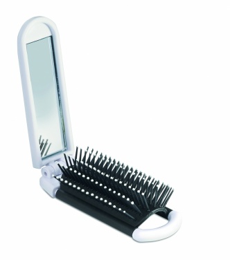 Logotrade promotional gifts photo of: Foldable hairbrush with mirror