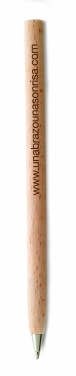 Logotrade promotional merchandise photo of: Wooden ball pen
