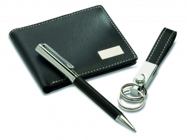 Logo trade corporate gifts picture of: Ball pen key ring and wallet Lappeenranta