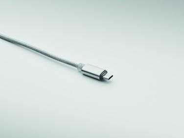 Logo trade promotional giveaways picture of: 2 in 1 long charging cable