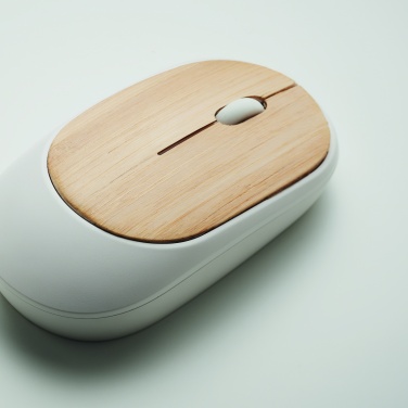 Logotrade promotional product picture of: Wireless mouse in bamboo