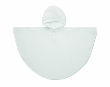 Logo trade advertising products image of: PEVA kid rain coat with hood