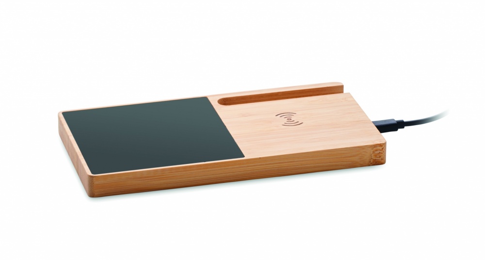 Logo trade business gifts image of: 1Wireless charger mug warmer