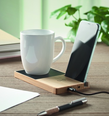 Logo trade promotional merchandise picture of: 1Wireless charger mug warmer