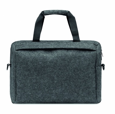Logo trade promotional merchandise photo of: 15 inch RPET felt laptop bag