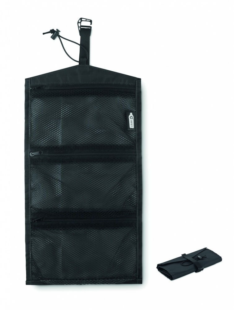 Logo trade corporate gifts picture of: 210RPET travel cable organizer