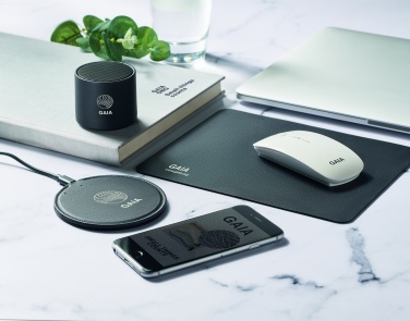 Logo trade promotional gift photo of: Recycled PU wireless speaker