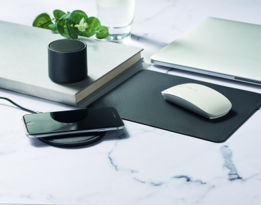 Logo trade promotional giveaways image of: Recycled PU wireless speaker