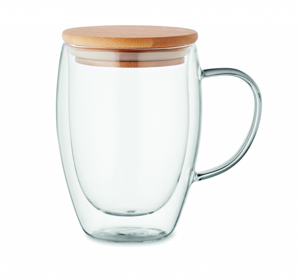 Logotrade promotional giveaway image of: Double wall borosilicate mug