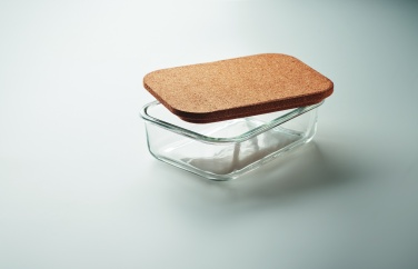 Logotrade promotional merchandise picture of: Glass lunch box with cork lid