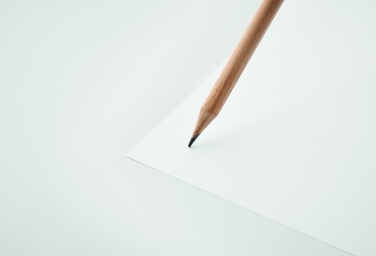 Logo trade promotional merchandise photo of: Natural pencil in seeded pouch