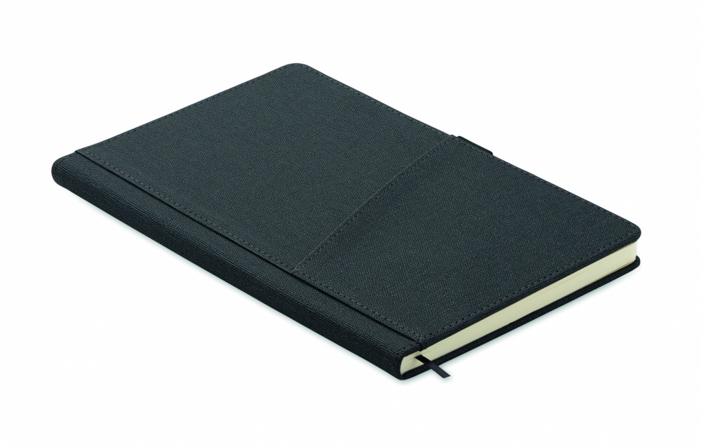 Logotrade advertising products photo of: A5 notebook PU front pocket