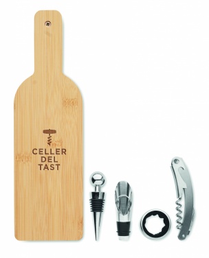 Logotrade promotional item picture of: Bottle shaped wine set