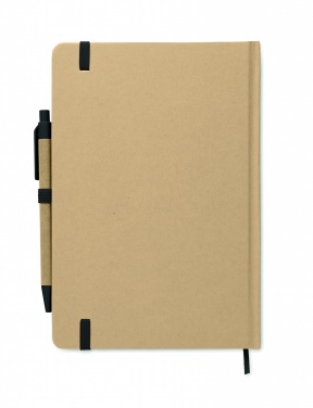 Logo trade promotional products image of: A5 notebook in recycled carton