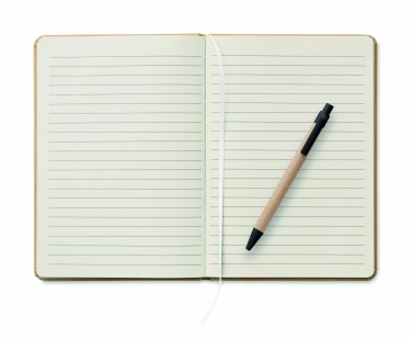 Logo trade promotional products image of: A5 notebook in recycled carton