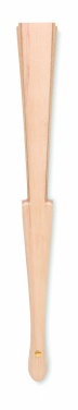 Logotrade promotional gift image of: Wood hand fan with cork fabric
