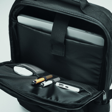 Logotrade promotional giveaway picture of: Laptop backpack in 300D RPET