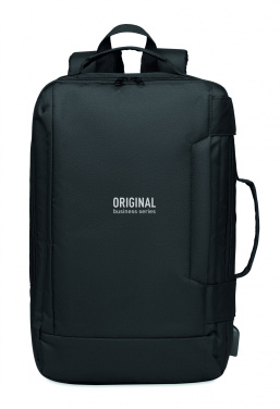 Logo trade promotional item photo of: Laptop backpack in 300D RPET