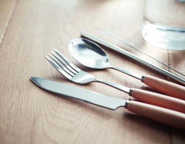 Logotrade promotional giveaway image of: Cutlery set stainless steel