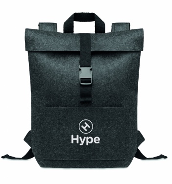 Logo trade promotional products image of: RPET felt backpack