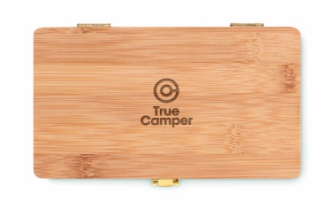 Logotrade advertising product image of: 21 pcs tool set in bamboo case